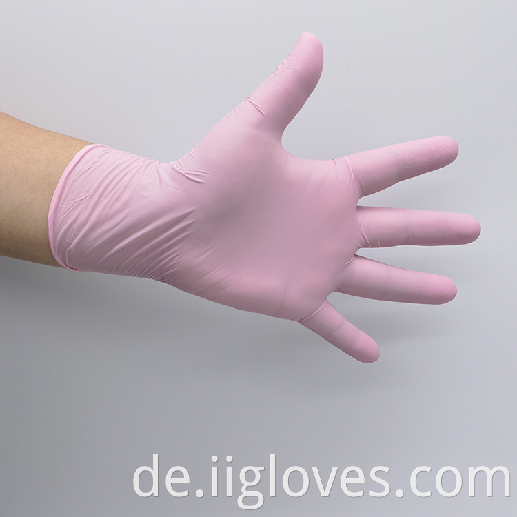 latexpulverfreie Handschuh Guantes DeSchables de Nitrilo XS USO Medico Einweg -Latex -Nitrilhandschuhe